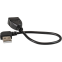 Кабель удлинительный USB A (M) - USB A (F), 0.15м, ExeGate EX-CC-USB2-AMAF-0.15L - EX299703RUS