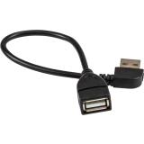Кабель удлинительный USB A (M) - USB A (F), 0.15м, ExeGate EX-CC-USB2-AMAF-0.15L (EX299703RUS)