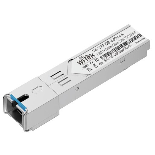 Трансивер Wi-Tek WI-SFP10S-20KM-I, 2 шт.