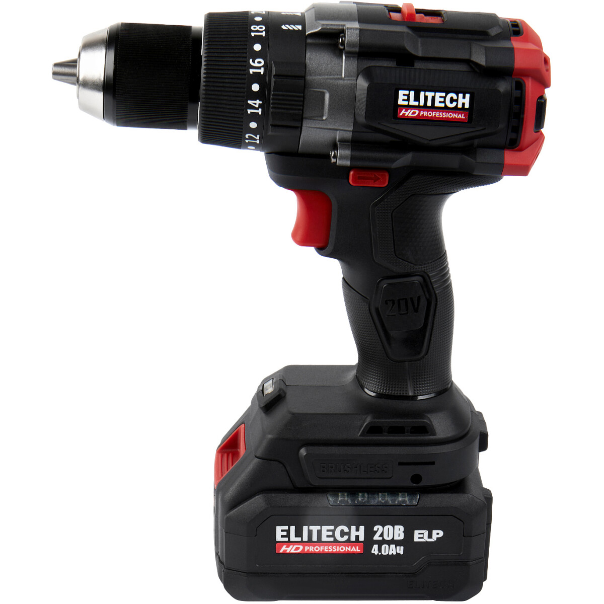 Дрель-шуруповёрт Elitech CD 20BL2 (E2201.042.02) - 205728 - фото 6