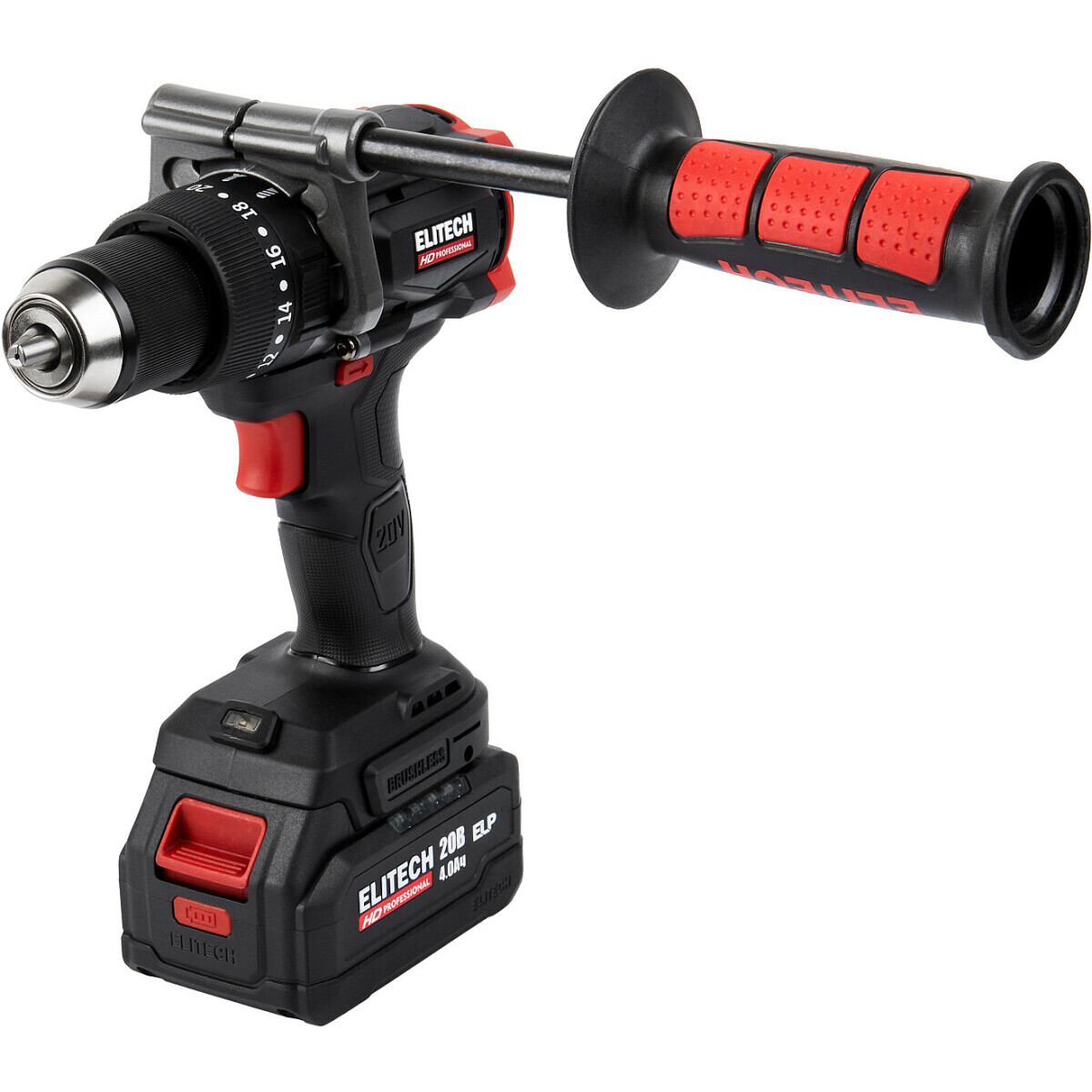 Дрель-шуруповёрт Elitech CD 20BL2 (E2201.042.02) - 205728 - фото 7