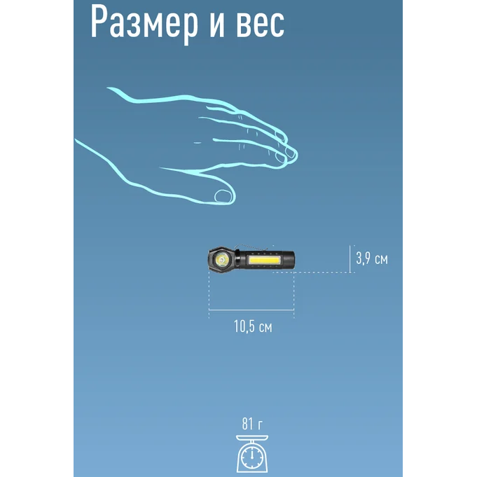 Фонарь налобный КОСМОС KOC508Lit - фото 7