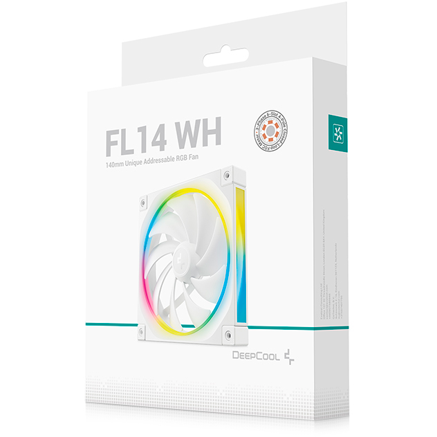 Вентилятор для корпуса DeepCool FL14 WH - R-FL14-WHAPN1-G - фото 6