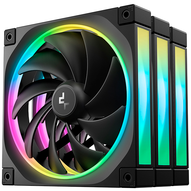 Вентилятор для корпуса DeepCool FL14 (3 шт.) - R-FL14-BKAPN3-G