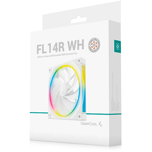 Вентилятор для корпуса DeepCool FL14R WH - R-FL14R-WHAPN1-G - фото 6