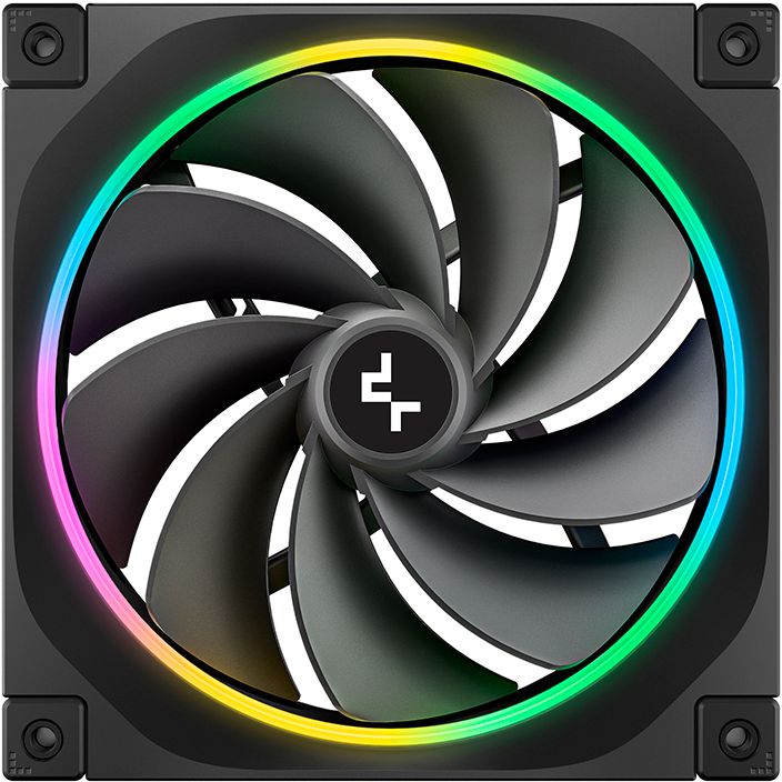 Вентилятор для корпуса DeepCool FL14R (3 шт.) - R-FL14R-BKAPN3-G - фото 3