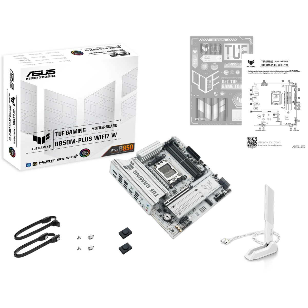 Материнская плата ASUS TUF GAMING B850M-PLUS WIFI7 W - фото 7