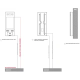 Монтажная коробка Akuvox X915 On-Wall (X915_OW_MNTNG_BOX)
