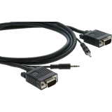 Кабель VGA (M) - VGA (M), 0.9м, Kramer C-MGMA/MGMA-3