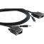 Кабель VGA (M) - VGA (M), 0.9м, Kramer C-MGMA/MGMA-3