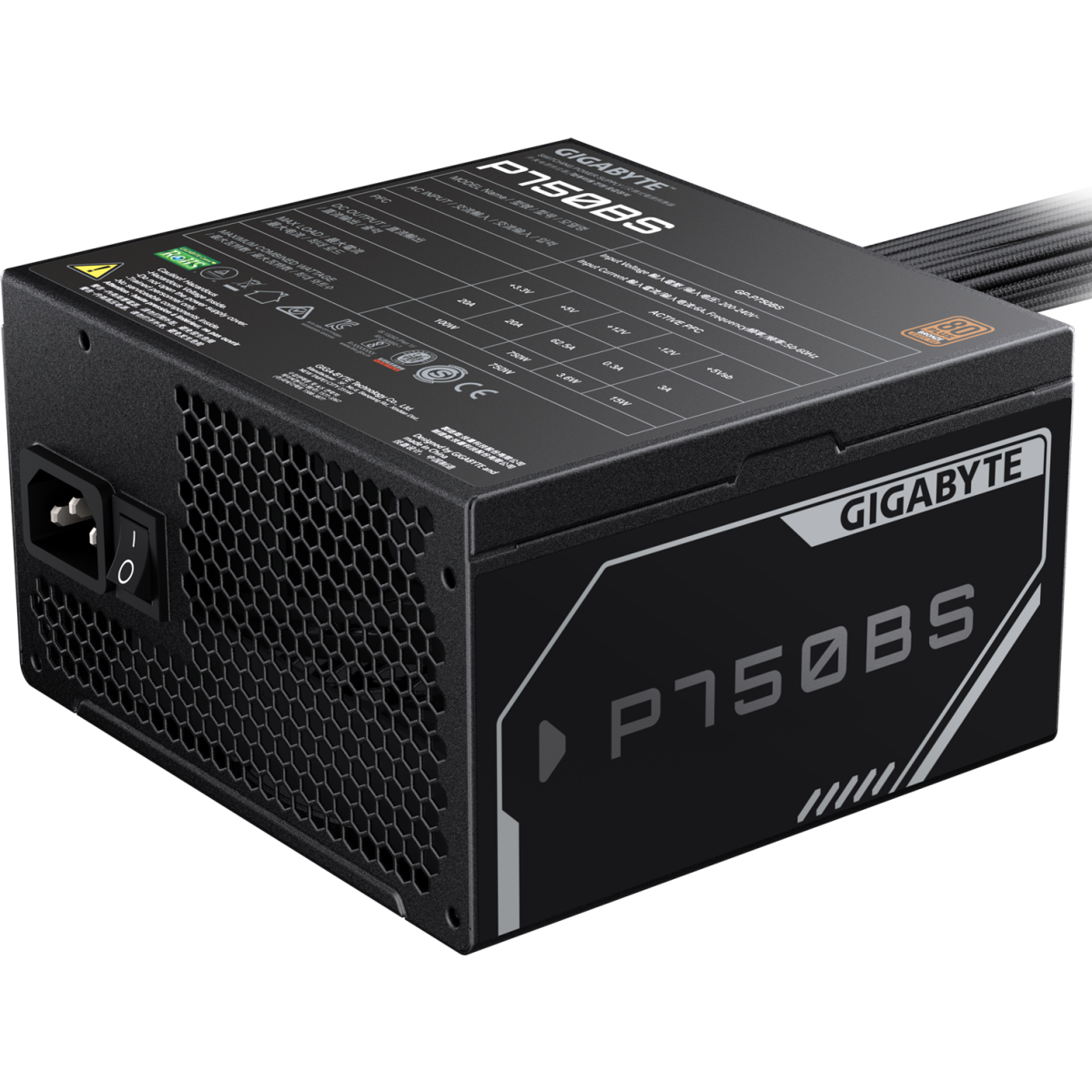 Блок питания 750W Gigabyte GP-P750BS - фото 2
