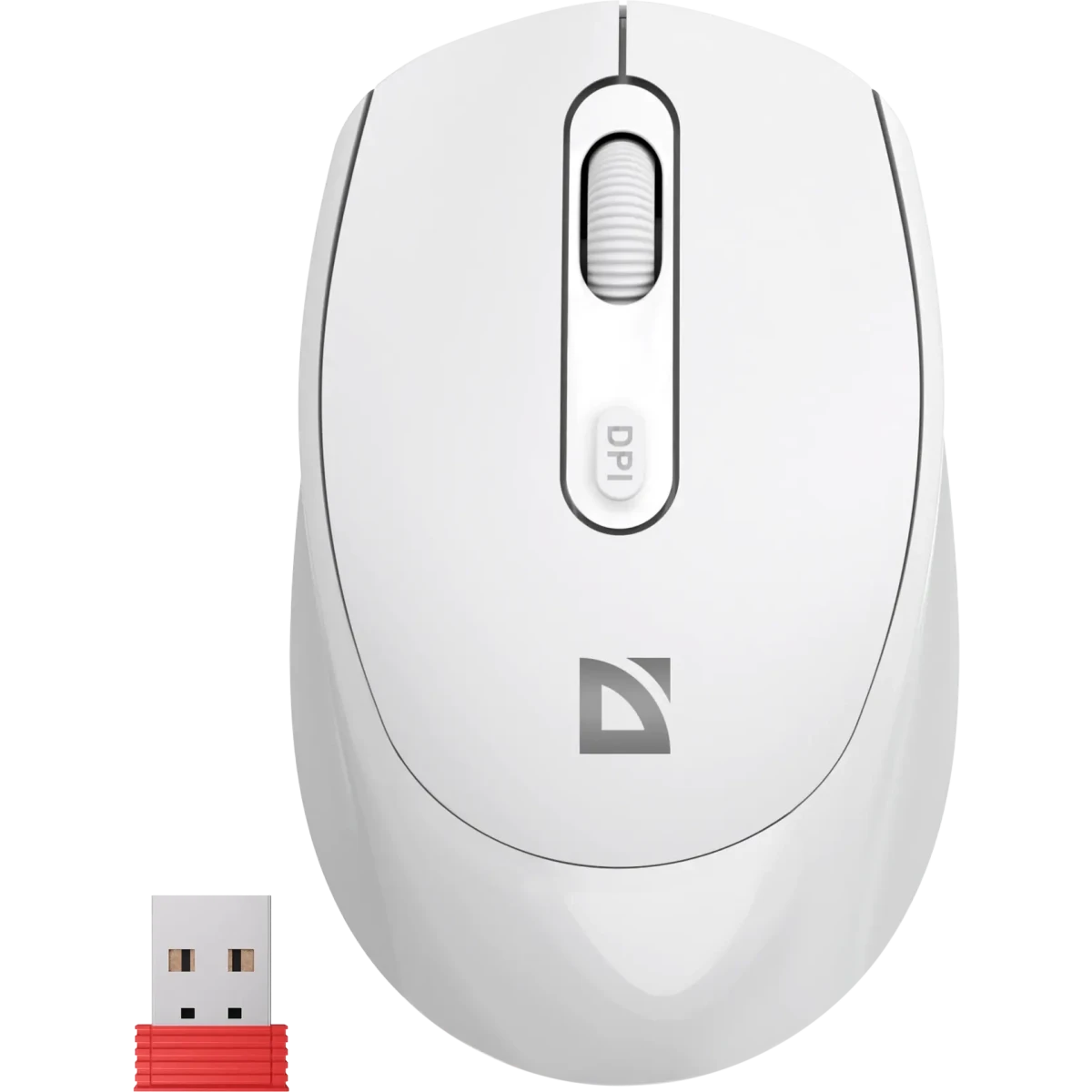 Мышь Defender Vision MS-376 White (52377) - фото 2