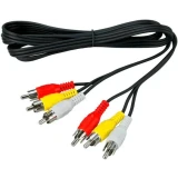 Кабель 3x RCA (M) - 3x RCA (M), 1.5м, Rexant 17-0202