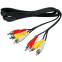 Кабель 3x RCA (M) - 3x RCA (M), 1.5м, Rexant 17-0202