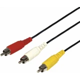 Кабель 3x RCA (M) - 3x RCA (M), 1.5м, Rexant 17-0202