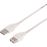 Кабель удлинительный USB A (M) - USB A (F), 3м, Rexant 18-1116