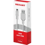Кабель USB - miniUSB, 1.8м, Rexant 18-1134