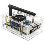 Корпус для одноплатного компьютера Orange Pi 5 Pro Acrylic Case