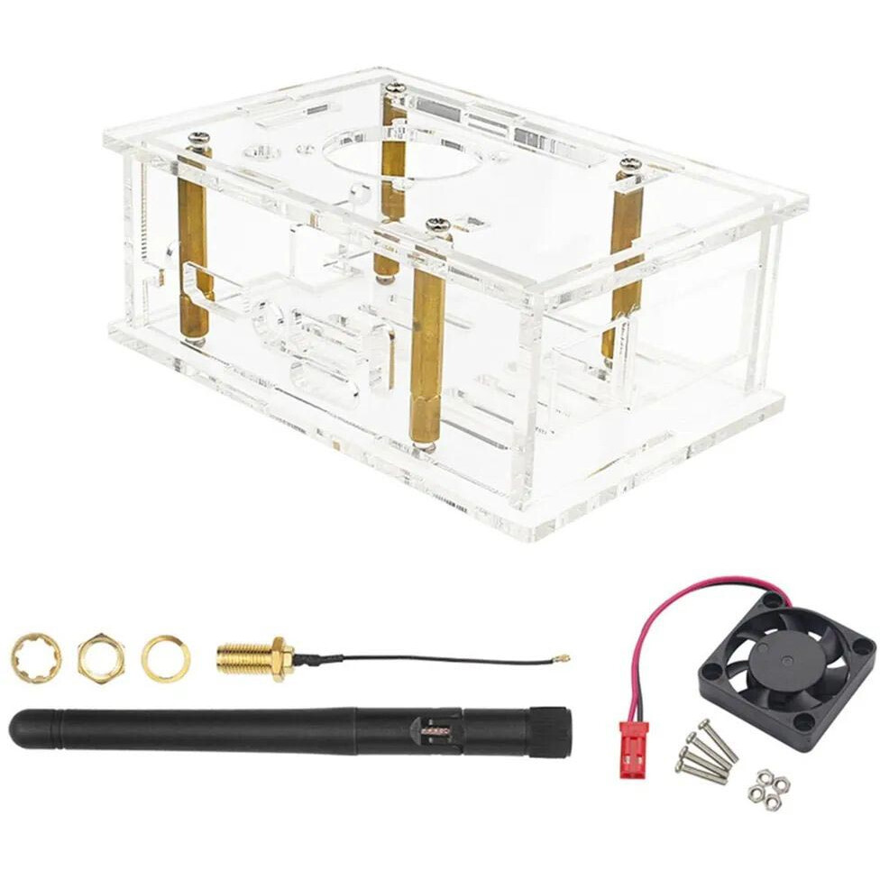 Корпус для одноплатного компьютера Orange Pi 5 Pro Acrylic Case - фото 4