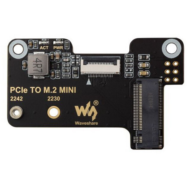 Плата расширения для одноплатного компьютера ACD Waveshare PCIe To M.2 Mini Adapter - PCIe TO M.2 MINI