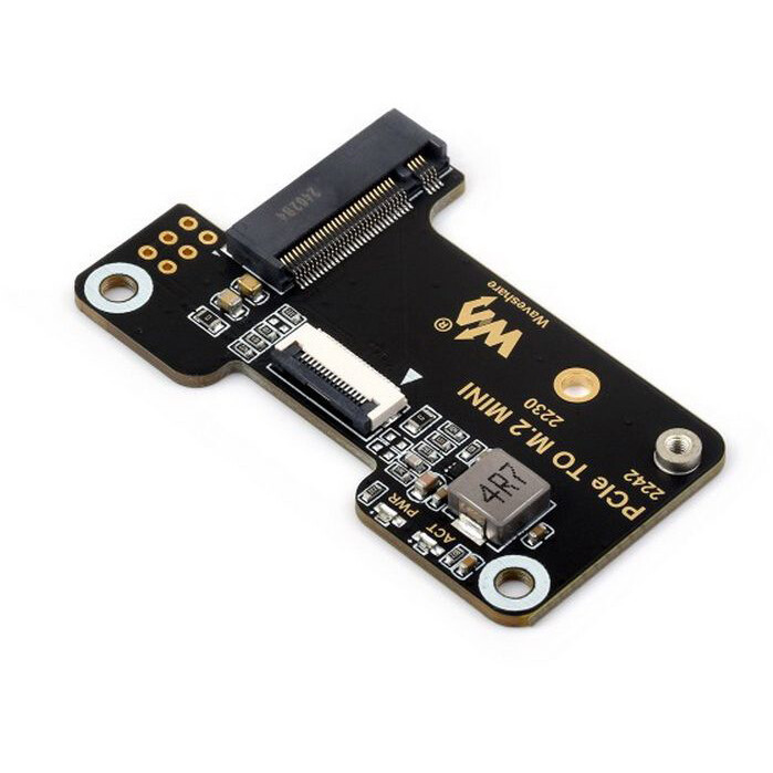 Плата расширения для одноплатного компьютера ACD Waveshare PCIe To M.2 Mini Adapter - PCIe TO M.2 MINI - фото 2