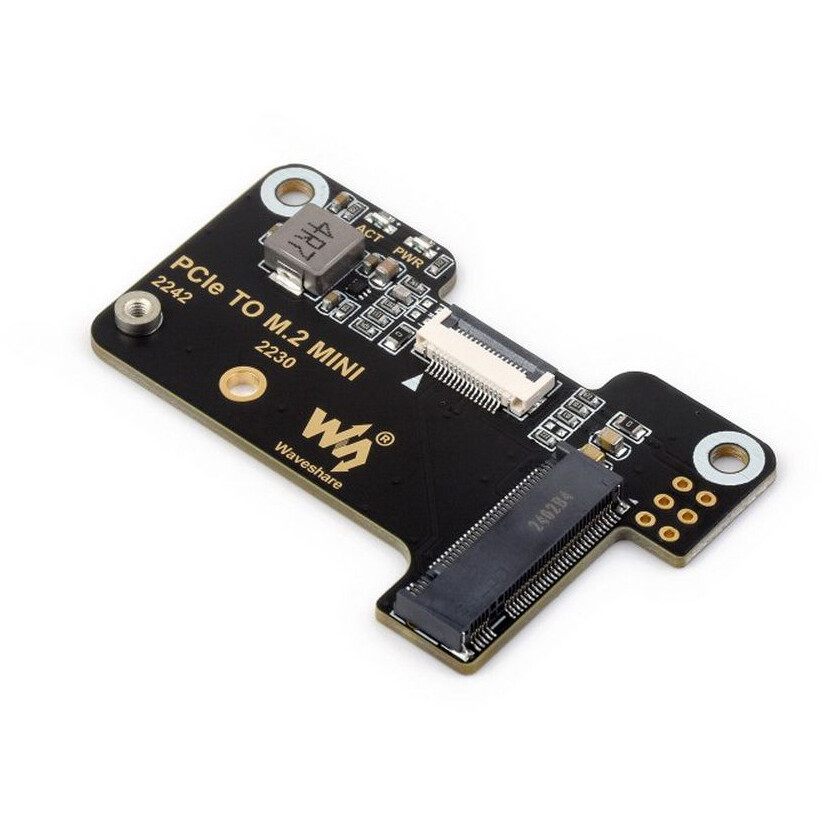 Плата расширения для одноплатного компьютера ACD Waveshare PCIe To M.2 Mini Adapter - PCIe TO M.2 MINI - фото 3