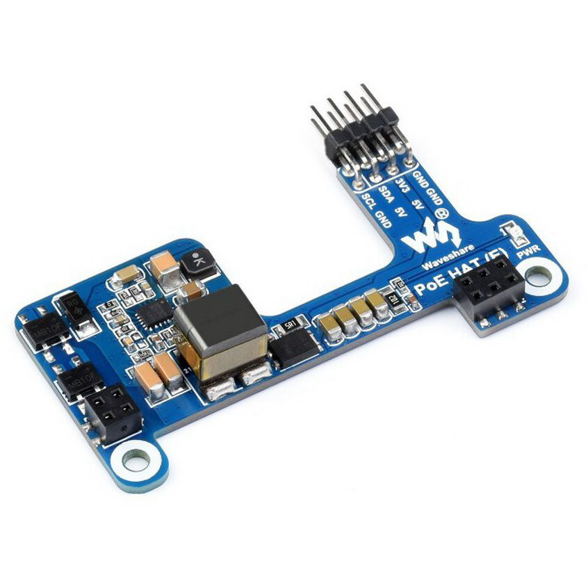 Плата расширения для одноплатного компьютера ACD Waveshare Power over Ethernet HAT (E) - PoE HAT (E)