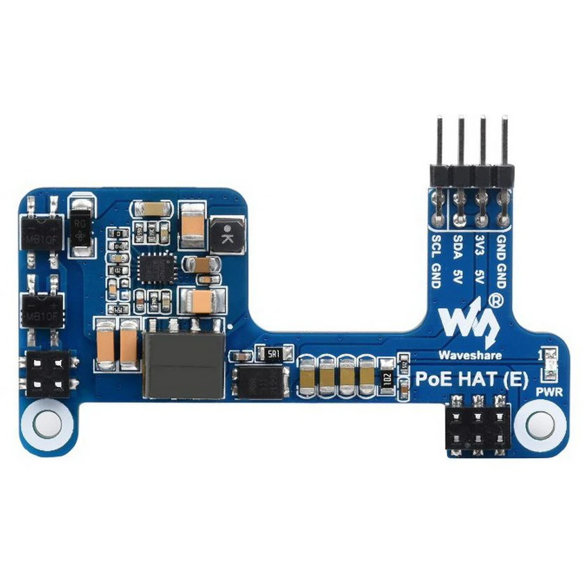 Плата расширения для одноплатного компьютера ACD Waveshare Power over Ethernet HAT (E) - PoE HAT (E) - фото 2