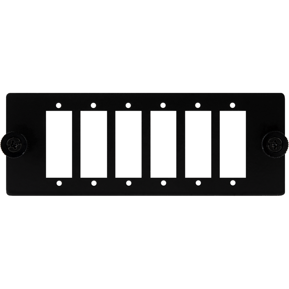 Адаптерная панель NIKOMAX NMF-AP06DSC-MS-BK