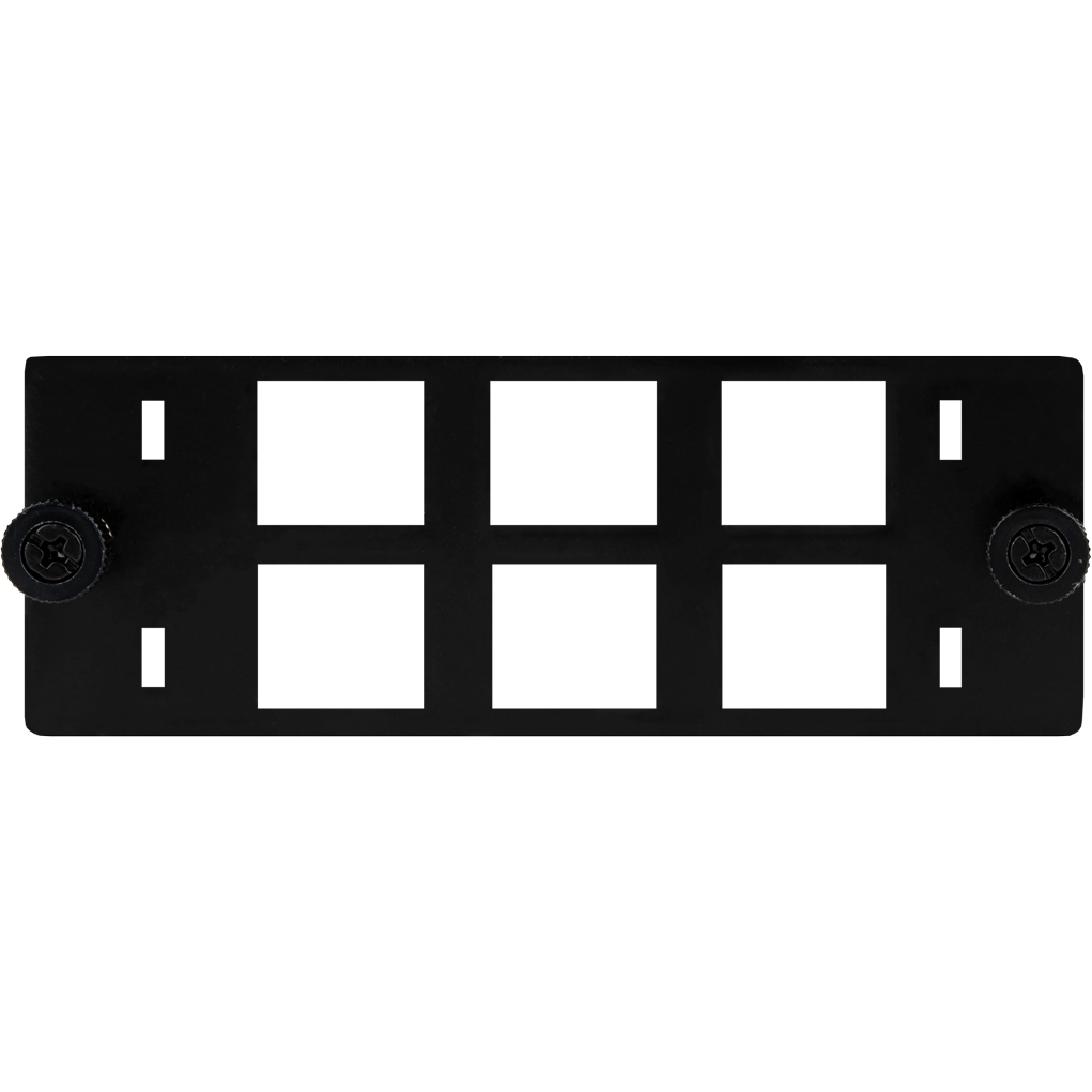 Адаптерная панель NIKOMAX NMF-AP06KJ-MS-BK