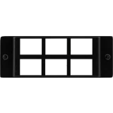 Адаптерная панель NIKOMAX NMF-AP06KJ-MS-BK