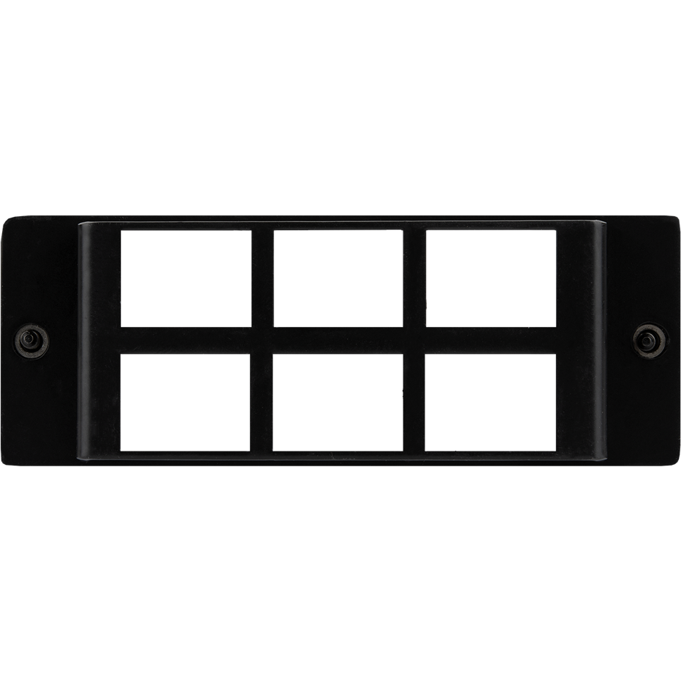 Адаптерная панель NIKOMAX NMF-AP06KJ-MS-BK - фото 2