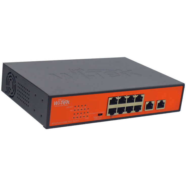 Коммутатор (свитч) Wi-Tek WI-PS210G v4 - фото 3