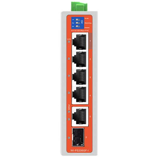 Коммутатор (свитч) Wi-Tek WI-PS206GF-I v2