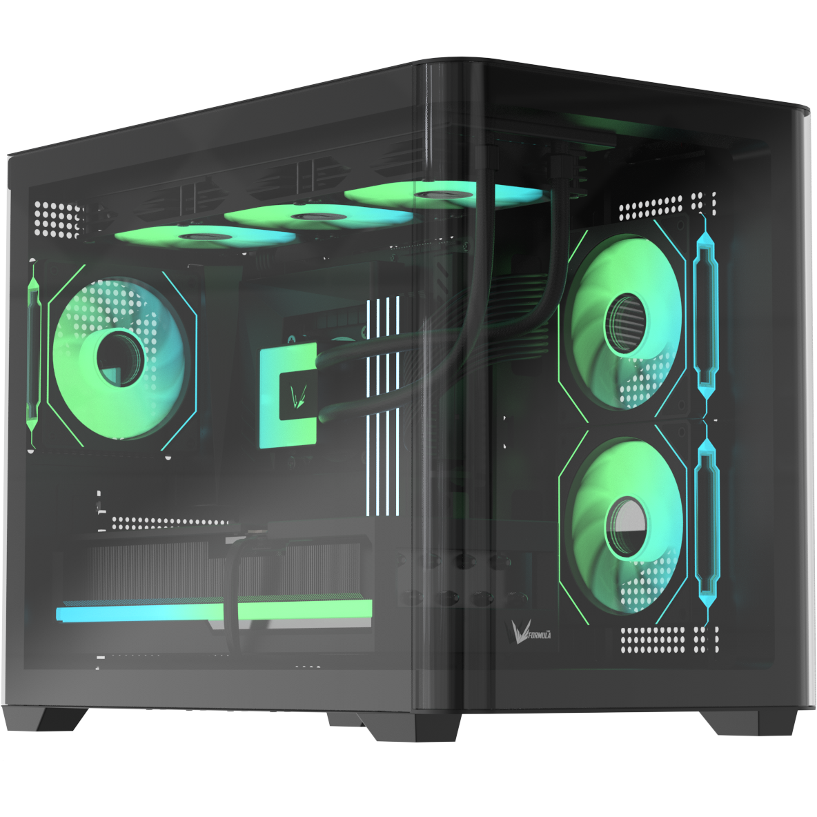 Корпус Formula Crystal U2M Floe Black