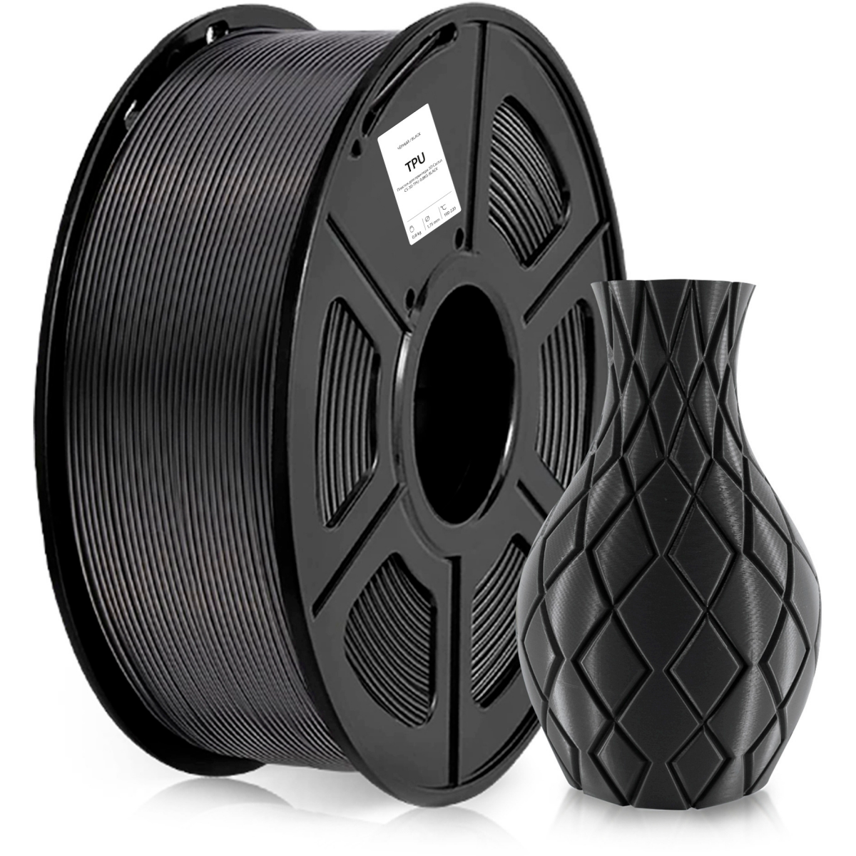 Пластик для 3D принтера Cactus CS-3D-TPU-0.8KG-BLACK