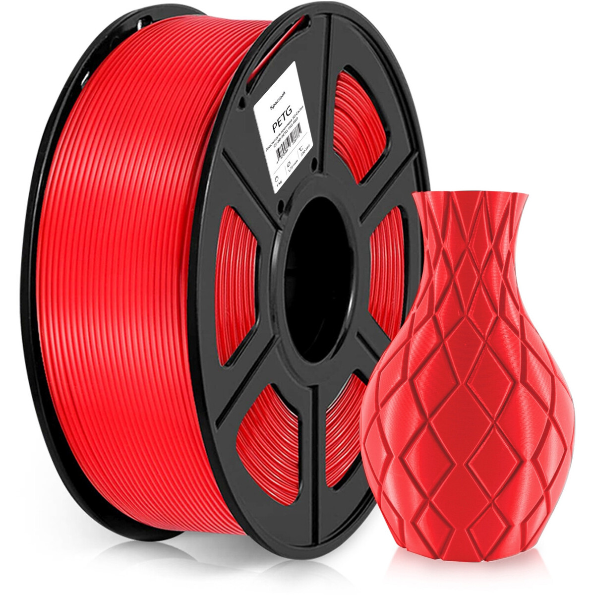 Пластик для 3D принтера Cactus CS-3D-PETG-1KG-RED - фото 2
