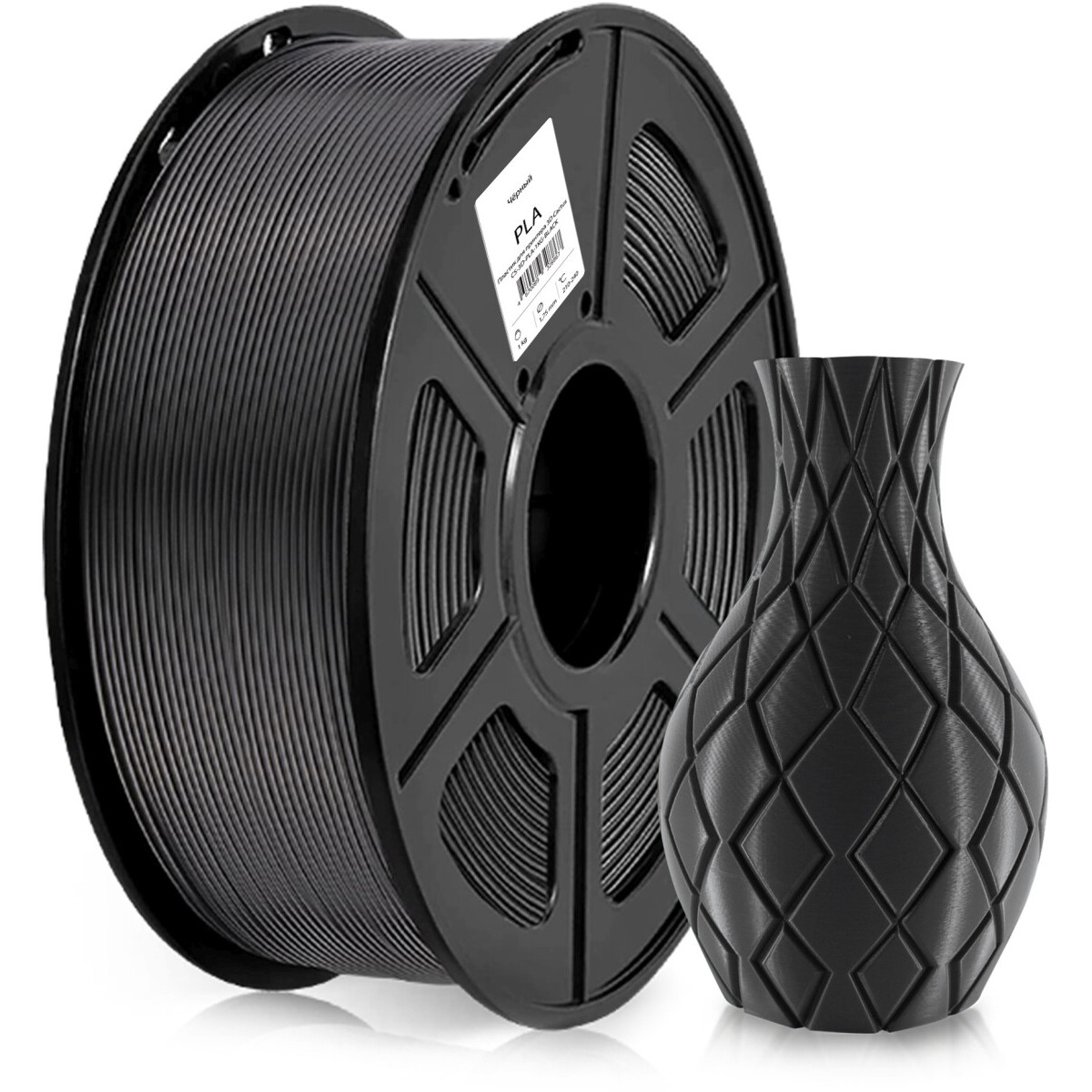 Пластик для 3D принтера Cactus CS-3D-PLA-1KG-BLACK - фото 2