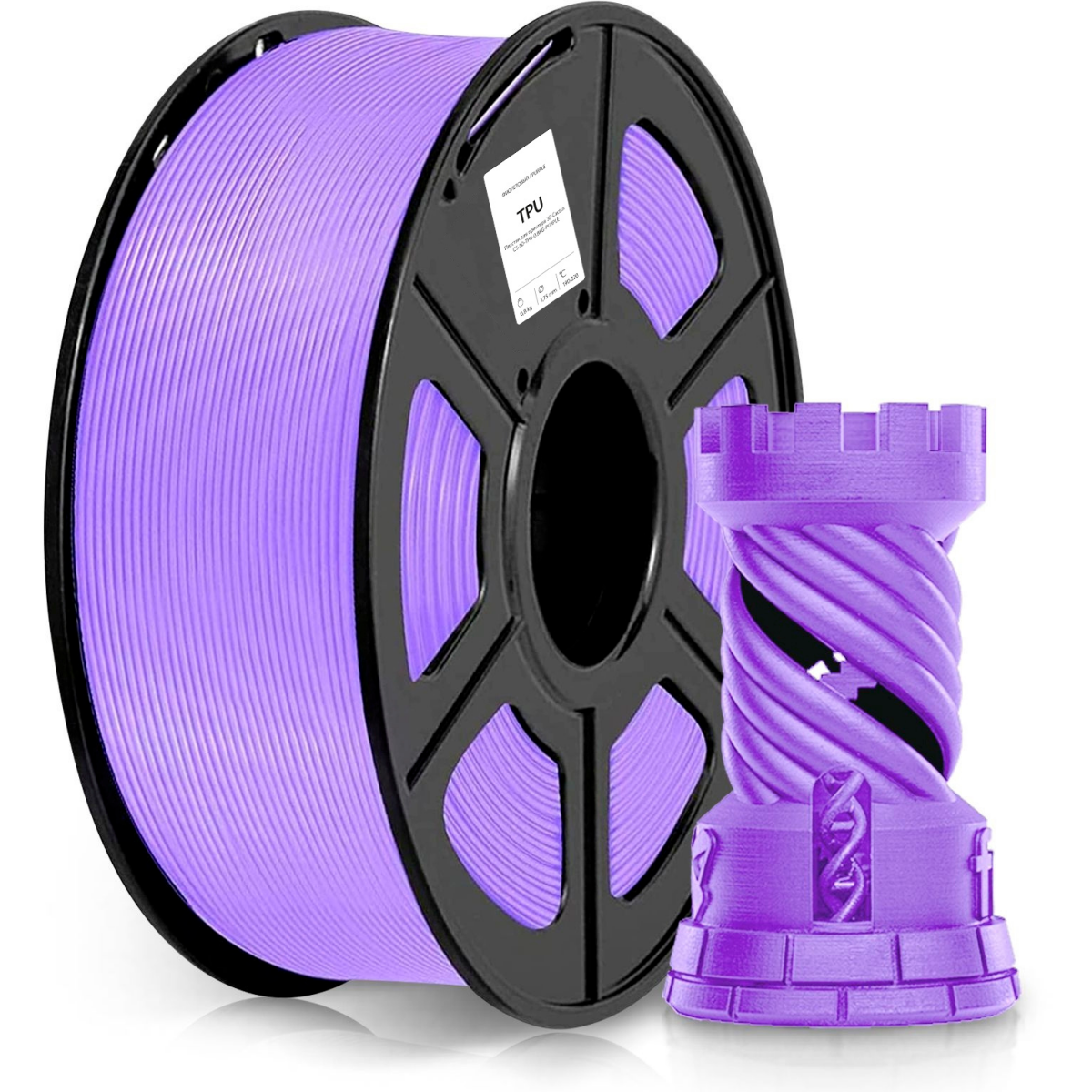 Пластик для 3D принтера Cactus CS-3D-TPU-0.8KG-PURPLE