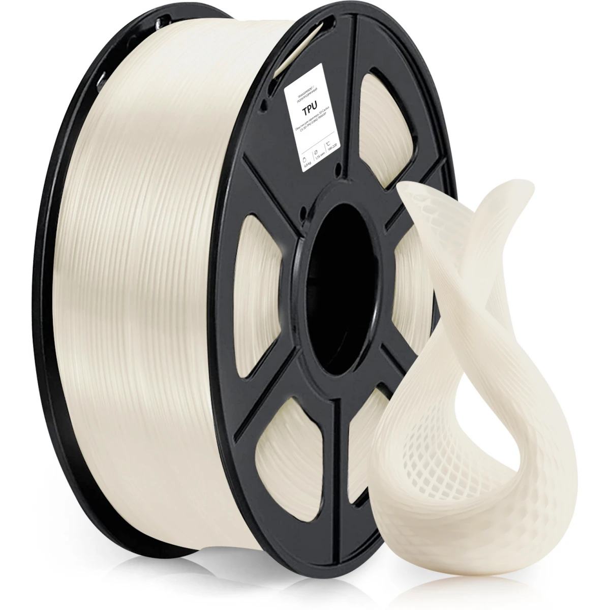 Пластик для 3D принтера Cactus CS-3D-TPU-0.8KG-TRANSP