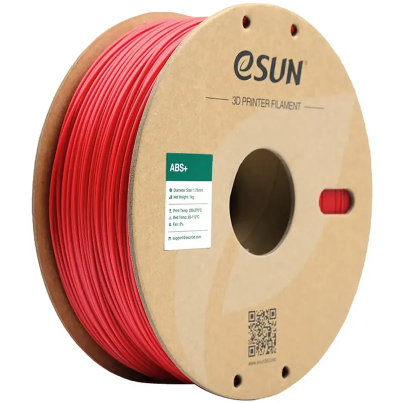 Пластик для 3D принтера eSUN 1.75mm ABS+ Red - ABS+175R1