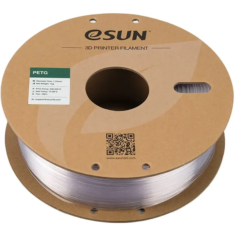 Пластик для 3D принтера eSUN 1.75mm PETG Clear - PETG175T1P1 - фото 2