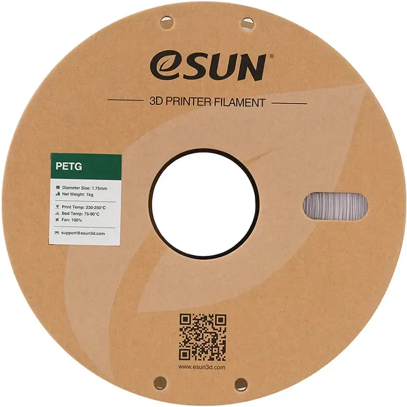 Пластик для 3D принтера eSUN 1.75mm PETG Clear - PETG175T1P1 - фото 3