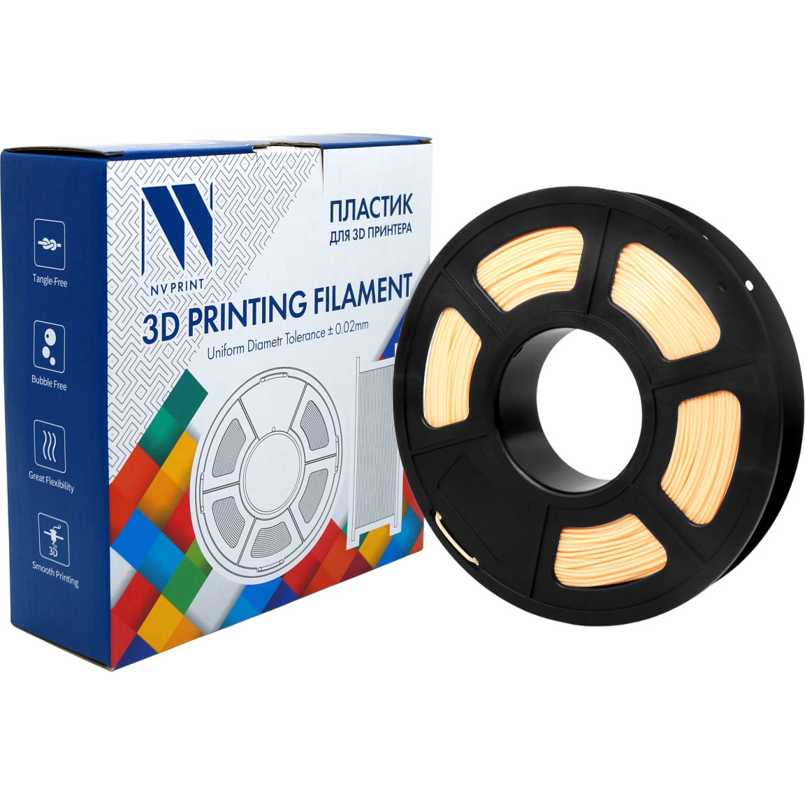Пластик для 3D принтера NV Print NV-3D-TPU-SKIN