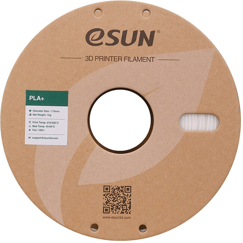 Пластик для 3D принтера eSUN 1.75mm PLA+ White - PLA+175W1 - фото 2
