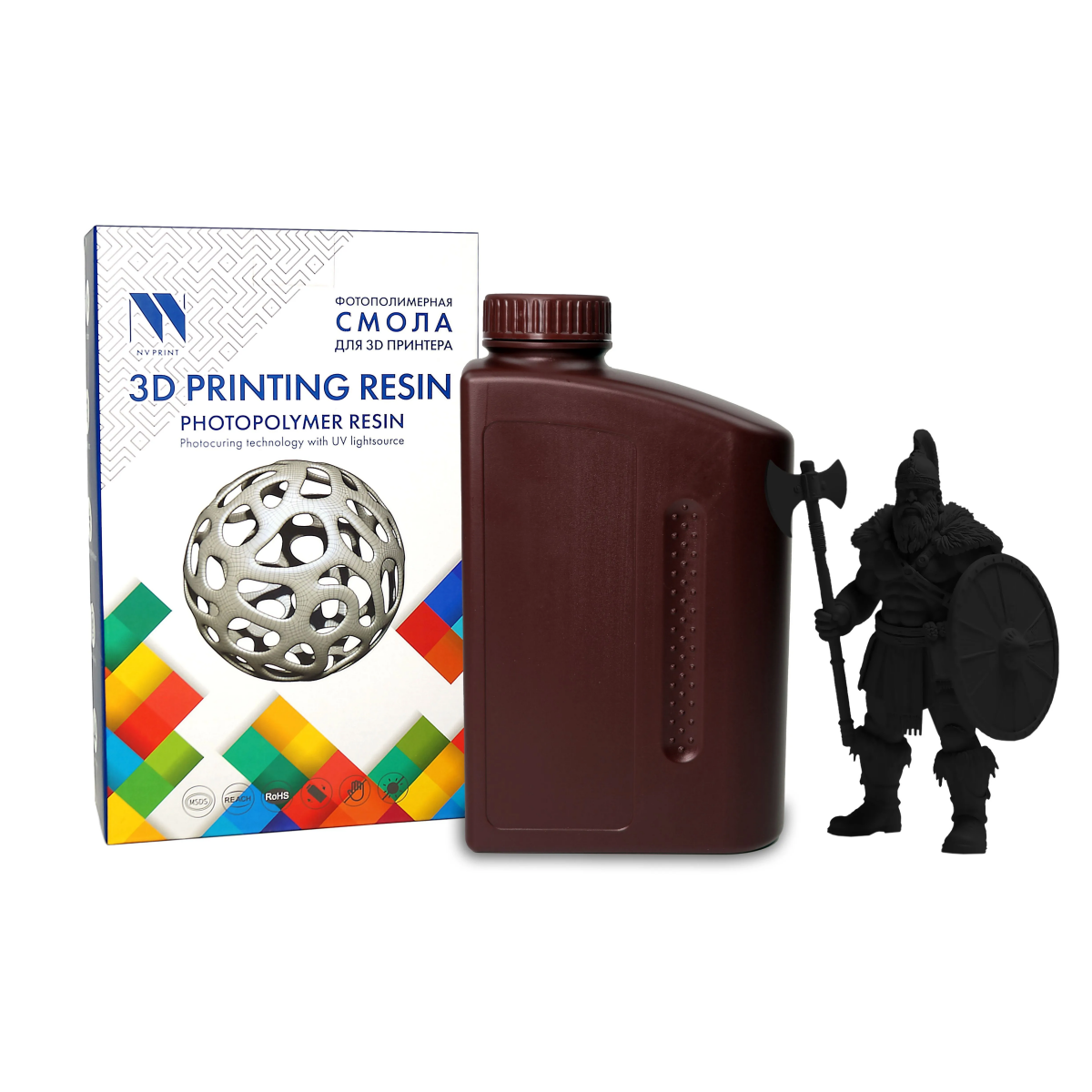 Фотополимерная смола NV Print NV-3D-ABS-L-RESIN-BLACK