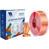 Пластик для 3D принтера NV Print NV-3D-SILK-PLA-P-RED-GOLD