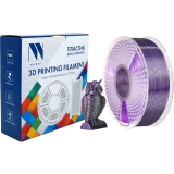 Пластик для 3D принтера NV Print NV-3D-SILK-PLA-P-BLACK-PURPLE