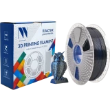 Пластик для 3D принтера NV Print NV-3D-SILK-PLA-P-BLACK-BLUE