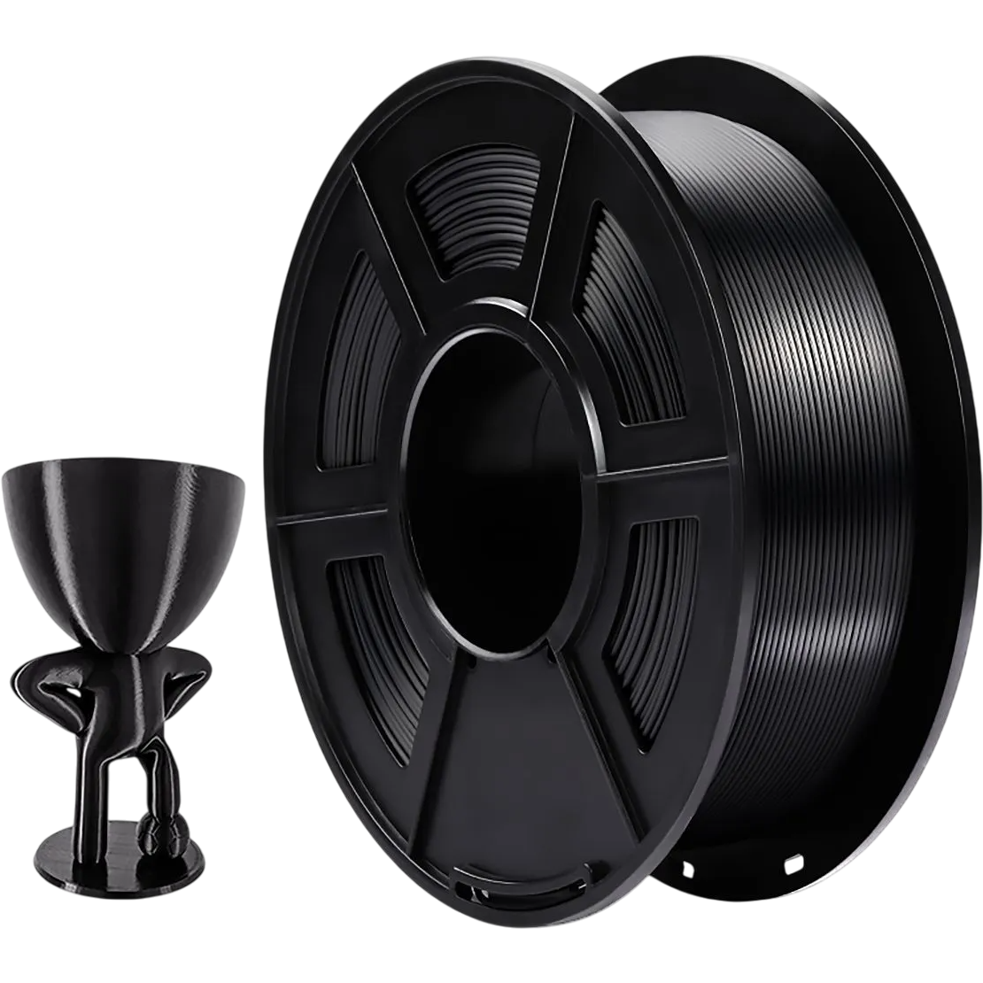Пластик для 3D принтера NV Print NV-3D-SILK-PLA-P-BLACK